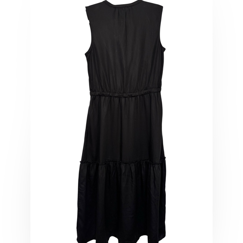 Lands' End Sleeveless Tiered Lycocell Dress - Picture 5 of 13